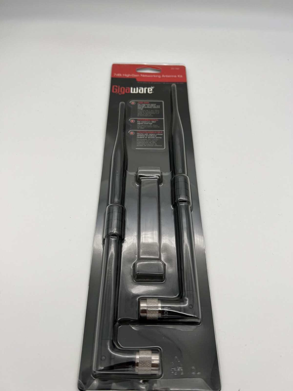 7dBi High-Gain Networking Antenna Kit  Gigaware New In Box FAST SHIPPING *see