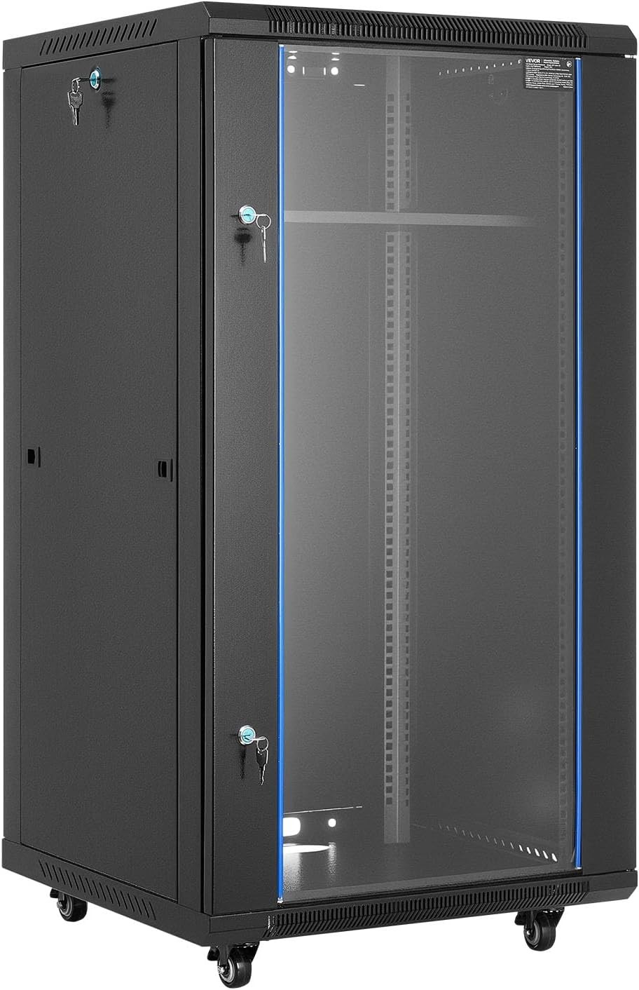 VEVOR 22U Server Rack Cabinet Wall Mount Network Enclosure