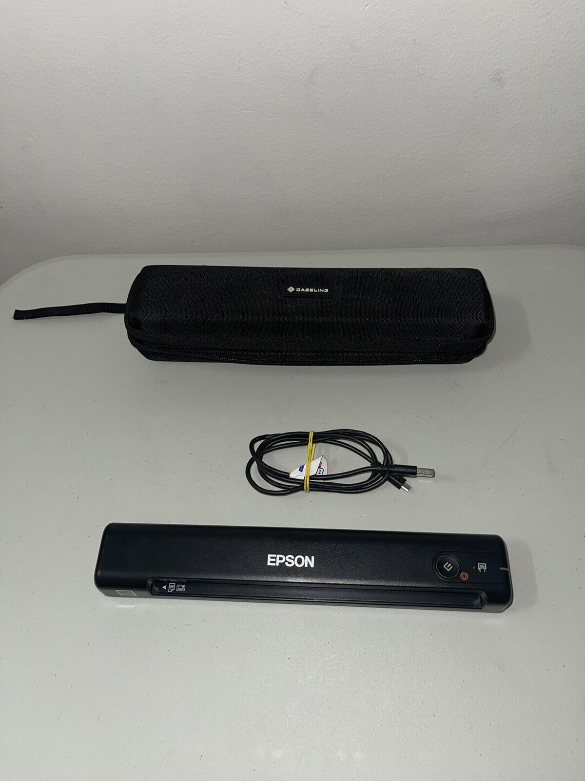 Epson ES-50 WorkForce Portable Document Scanner - Black with Hard Case - Tested