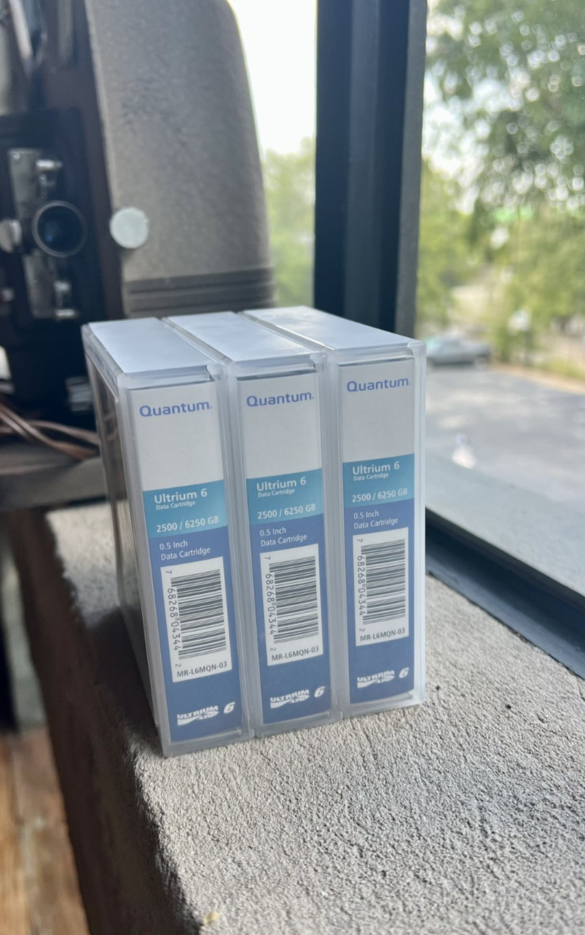 Quantum Ultrium 6 Data Cartridges (Three in total)