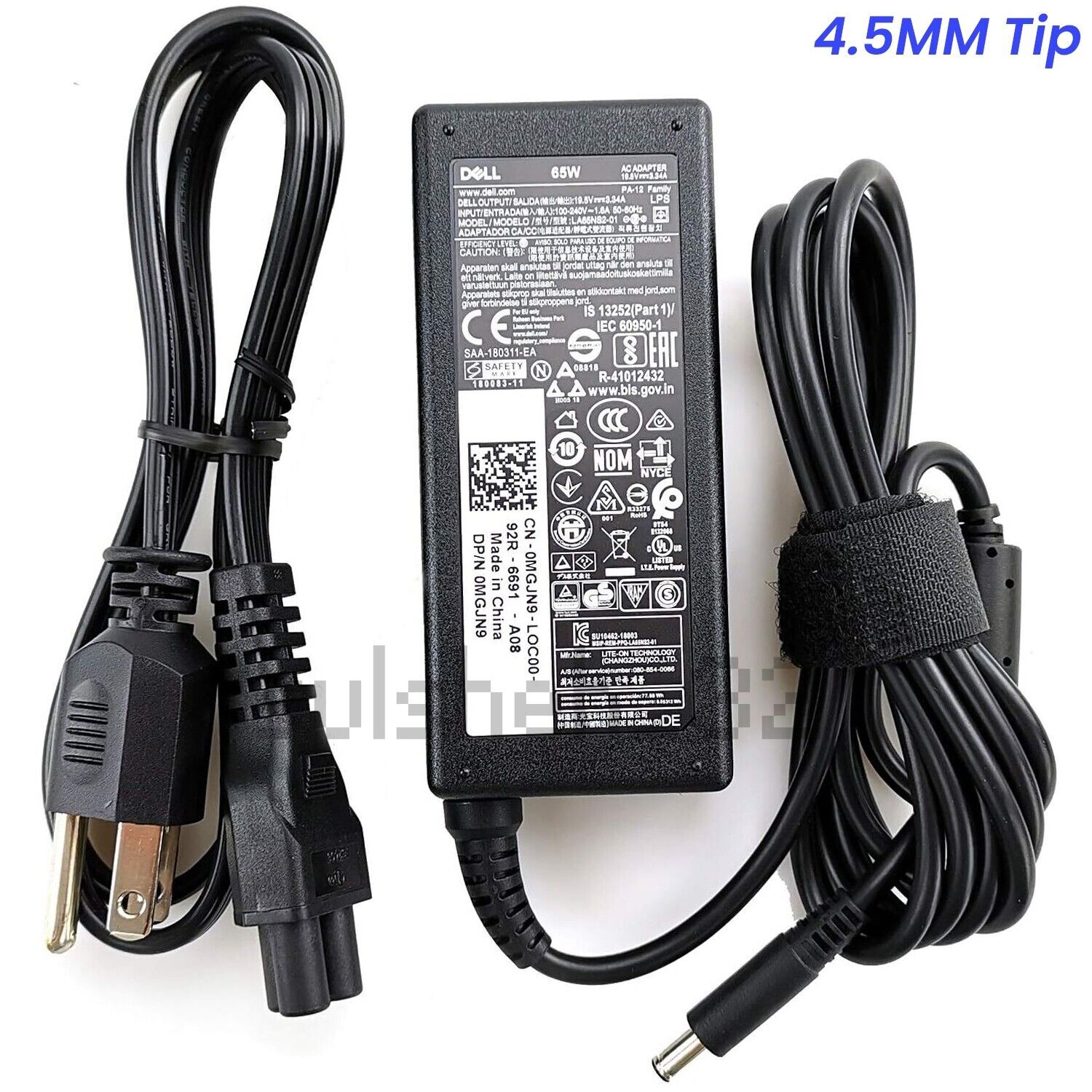 Genuine Dell 65W 19.5V AC Power Adapter Charger For Inspiron 15 5100 LA65NS2-01