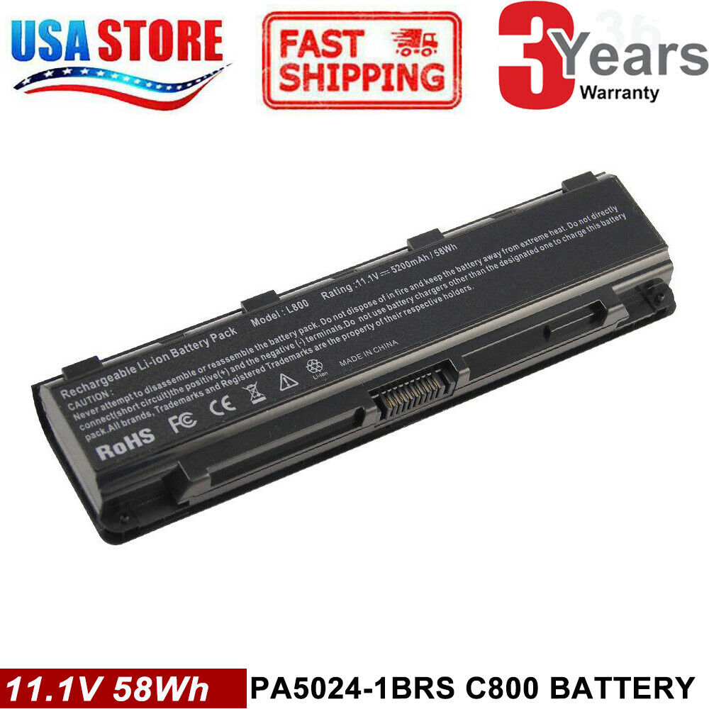 PA5024U-1BRS Battery for Toshiba Satellite C855D L855 L875 P855 P875 S855 S875 
