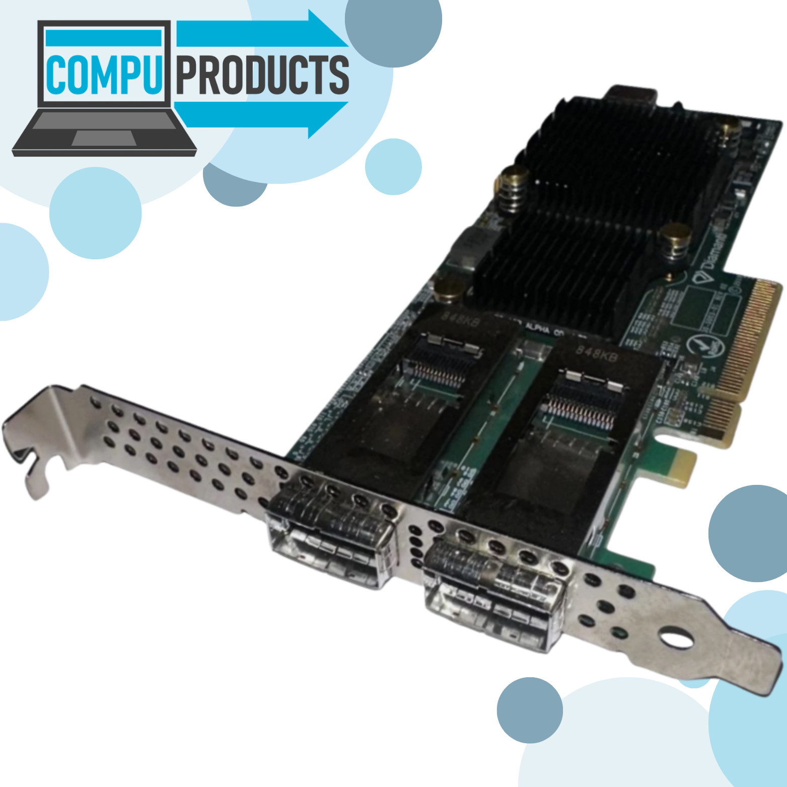 Diamanti SMC190528028 35-0003-01 Network Card 2 Port QSFP-DD