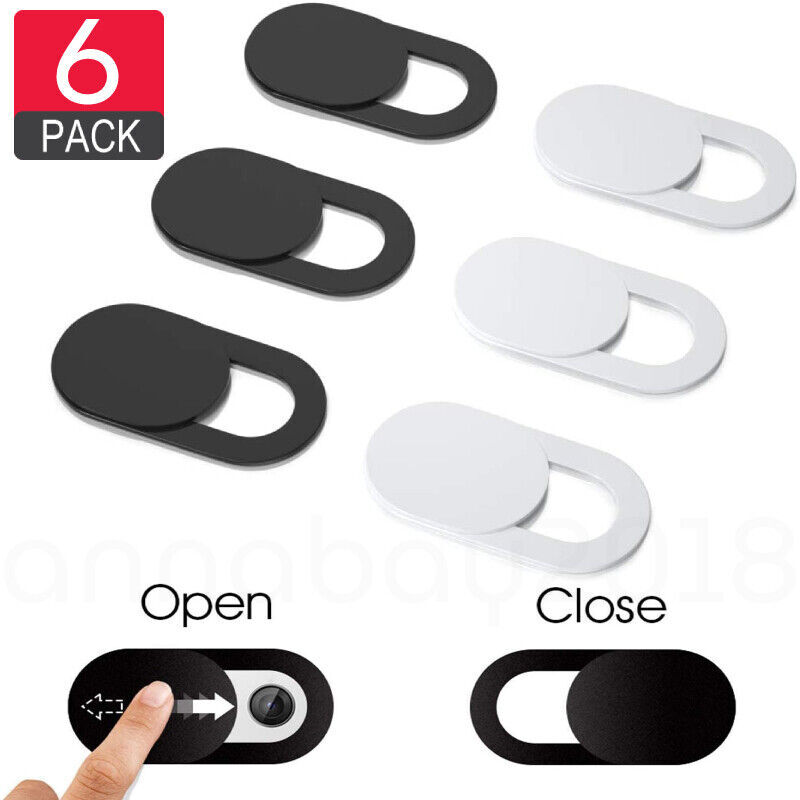 6PCS WebCam Cover Slide Camera Privacy Security Protect For Phone Laptop -Lot