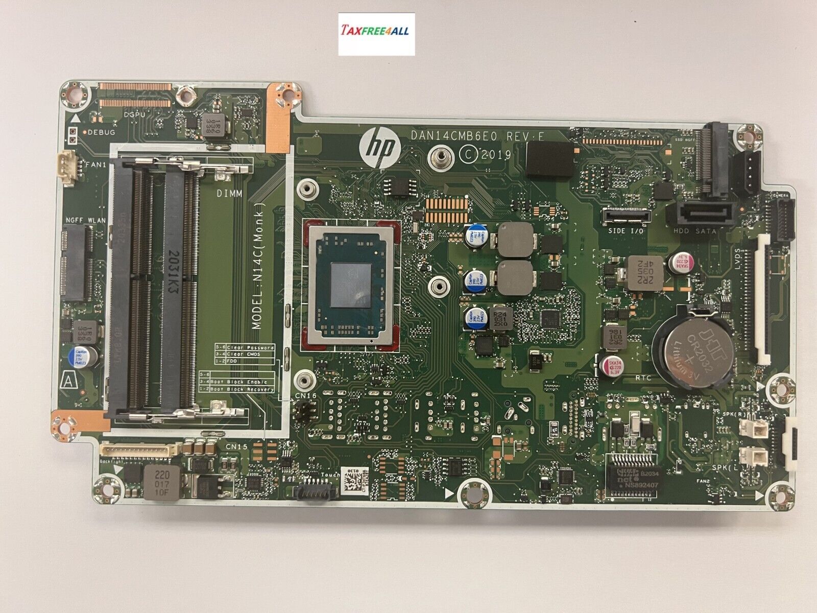 GENUINE HP 24-df0030 9ED59AA AIO AMD Athlon Silver 3050U Motherboard L90522-601