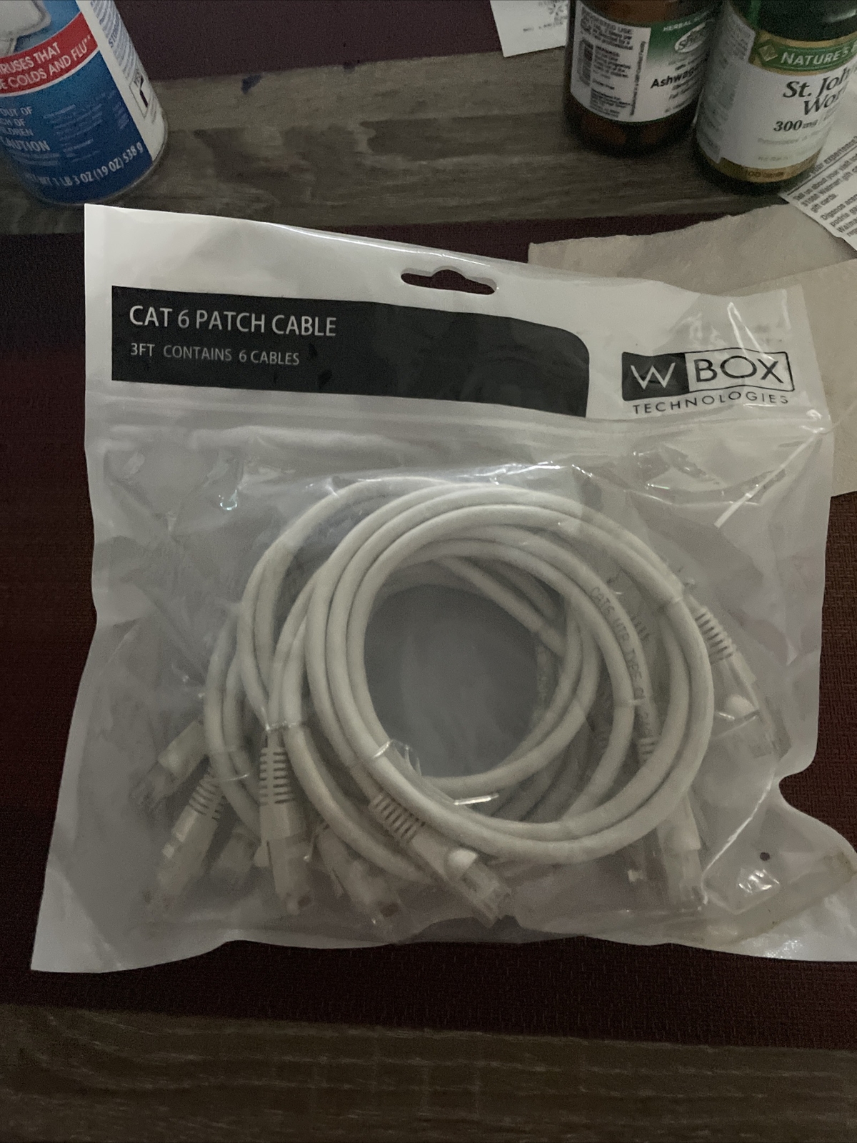 WBOX Technologies Cat6 ethernet patch cable