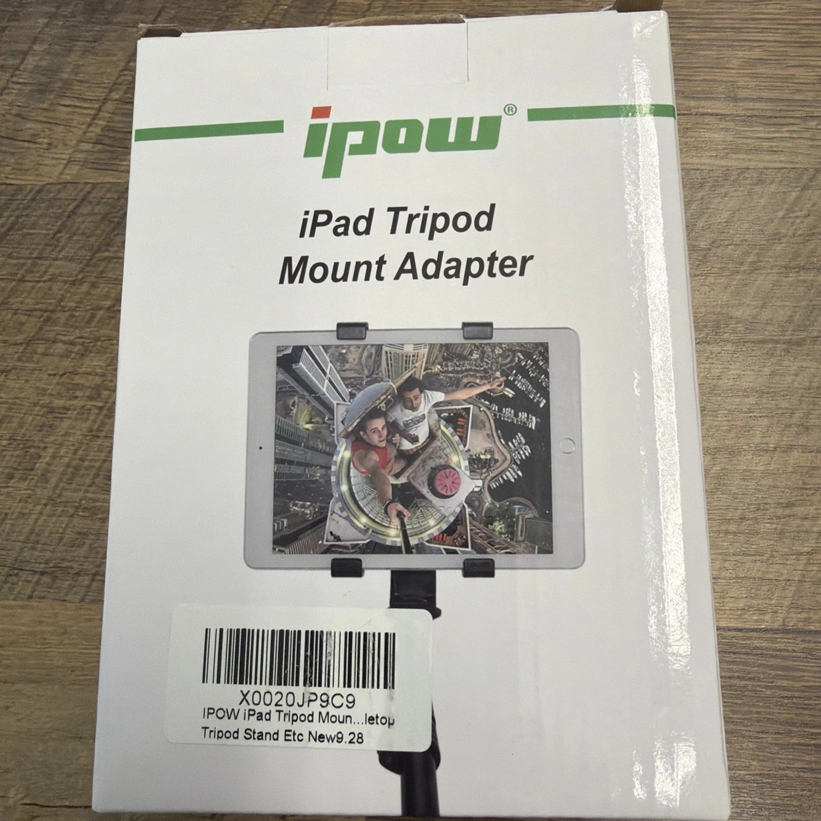 IPOW iPad Tripod Mount Adapter Universal Tablet Clamp Holder Fits Ipad, Ipad