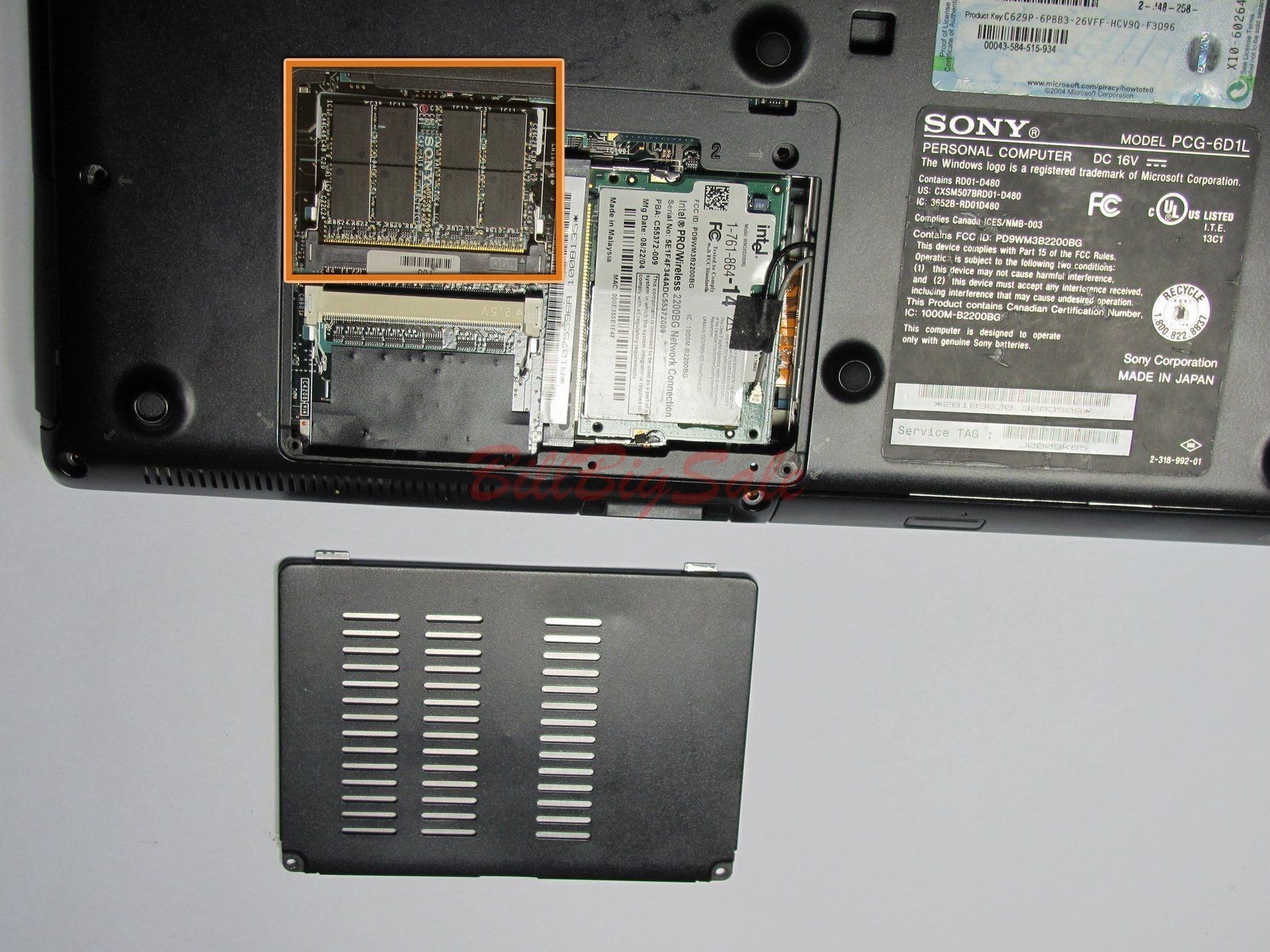 (1GB RAM) SONY VAIO VGN-260 PCG-6D1L S-type S1HP S2VP S16C S91P SY5 MicroDIMM μ
