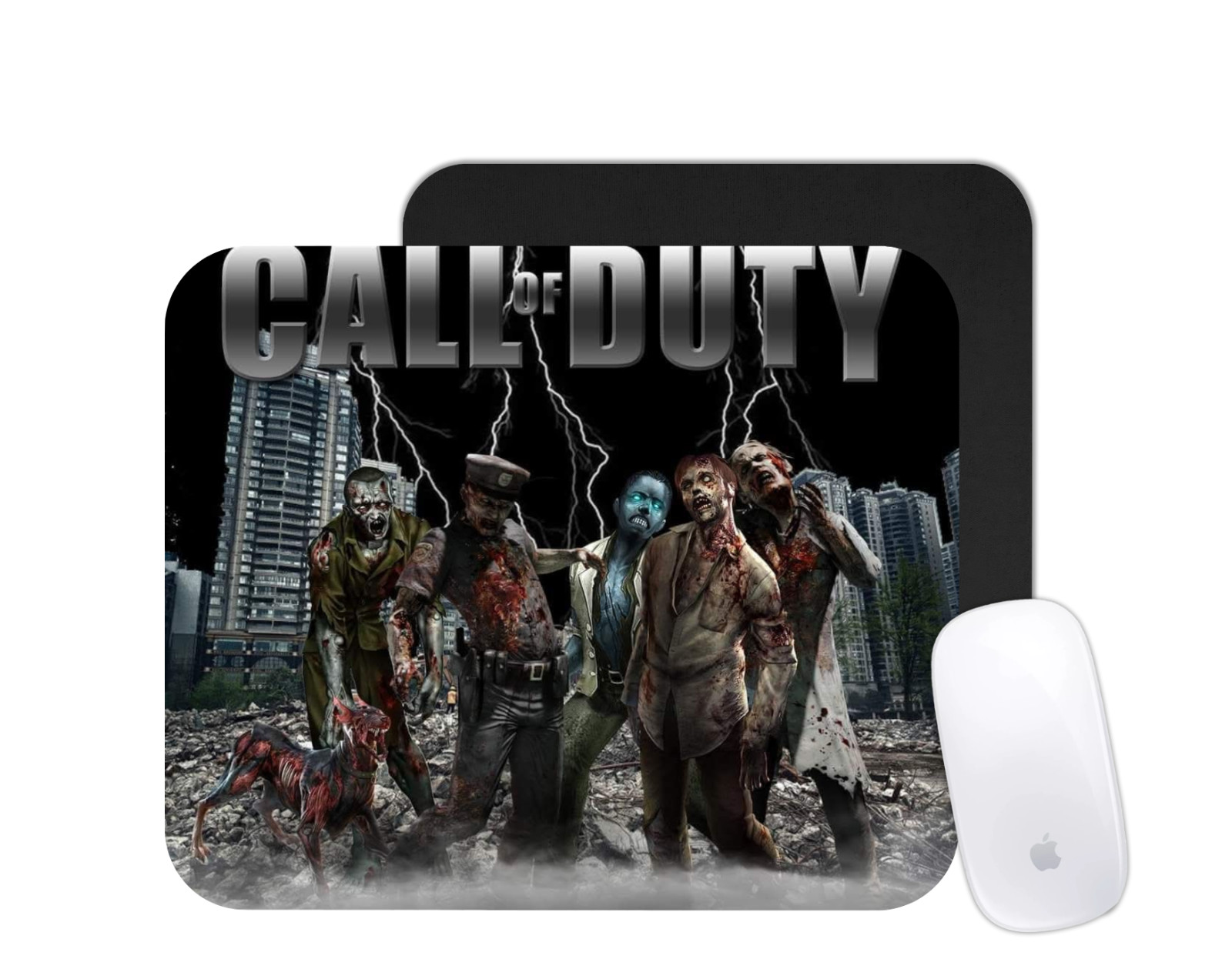 Zombies Mouse Pad | Call of Duty Desk Mat | Custom Gaming Action Gift