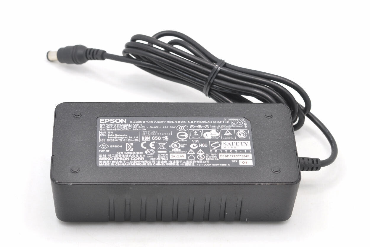 Genuine EPSON A421H/A472E 24V2A Scanner Power Supply EADP-55BB Adapter Charger