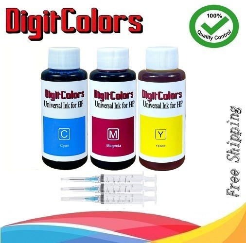 3x100ml Refill ink for HP 910 910xl OfficeJet Pro 8035 8028 8025 8022 8020-CMY