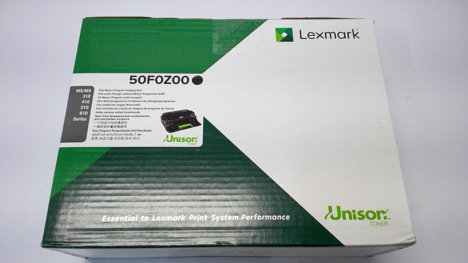 Lexmark 50F0Z00 Black Imaging Unit 60k Genuine OEM Original