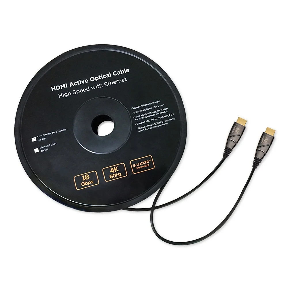 SF Cable 75ft AOC HDMI Cable 4K@60Hz, LSZH Jacket