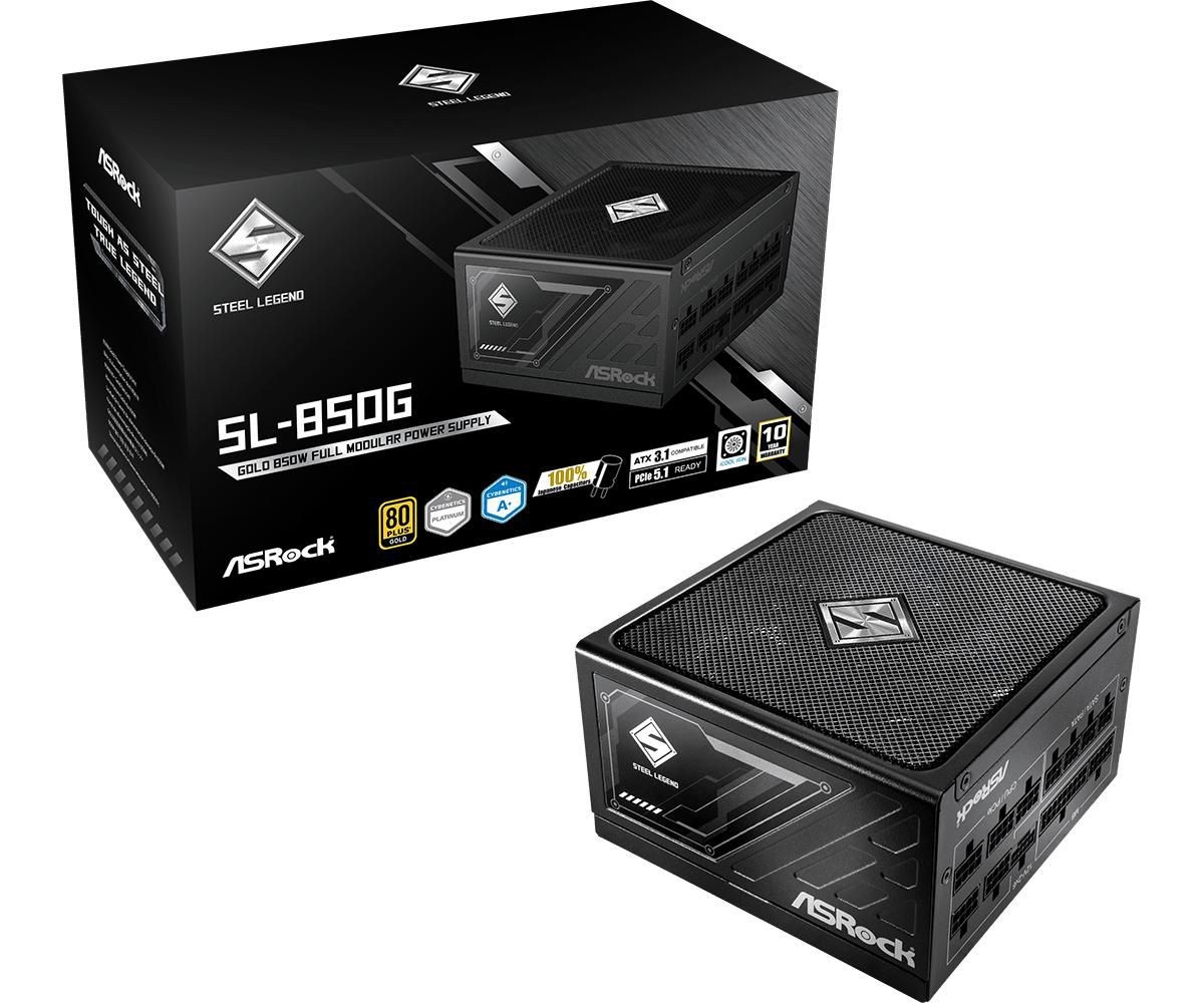Replacement Part: Asrock 90-UXS085-GFEAAA Sl-850G Steel Legend Power Supply Unit ~E~