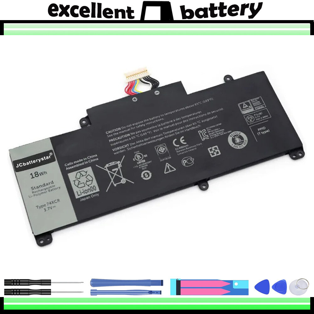 74XCR Battery For Venue 8 Pro 5830 Tablet Series 74XCR 074XCR VXGP6 X1M2Y 0VXGP6