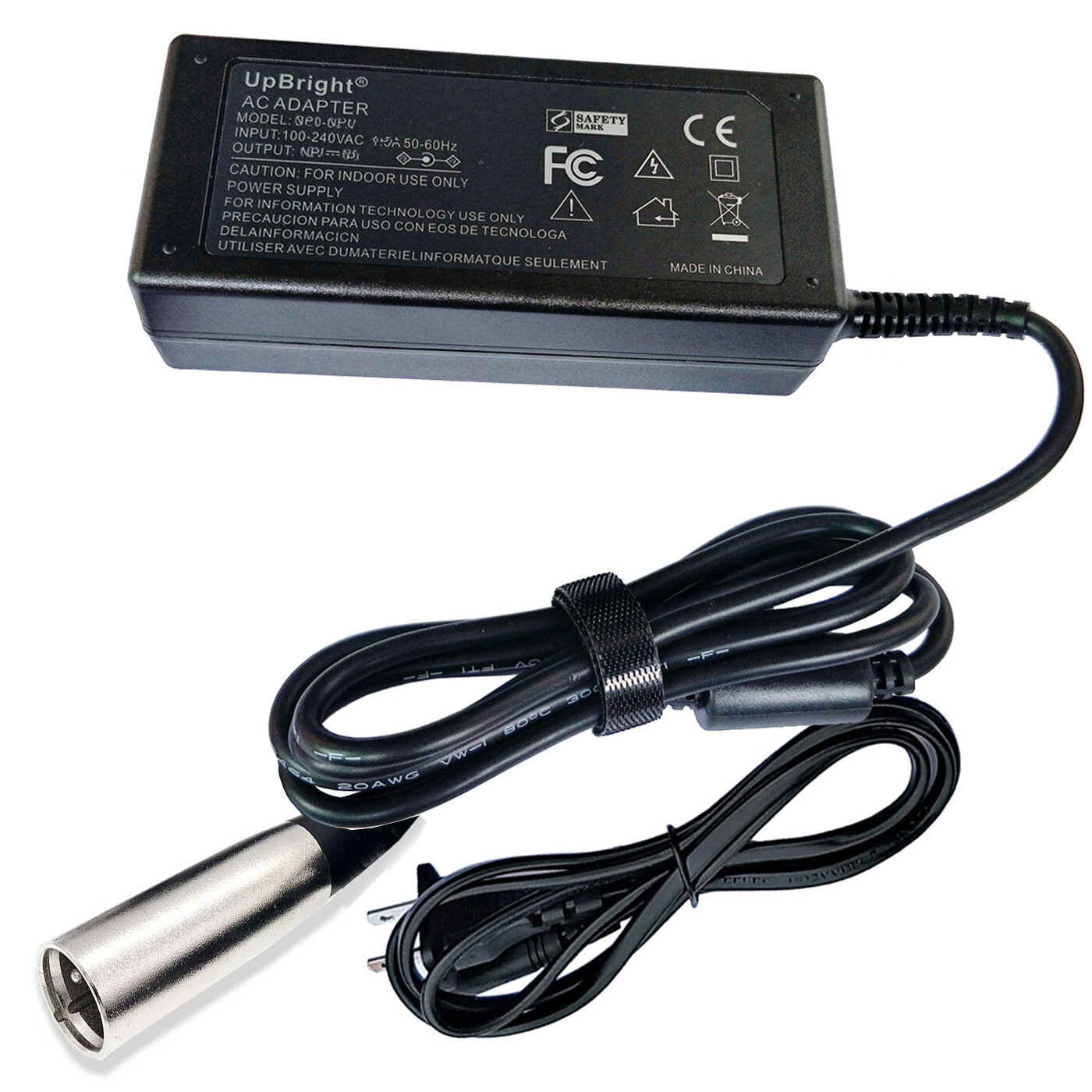 AC/DC Adapter For Invacare Pronto M41 Power Chair Wheelchair 24V Battery Charger