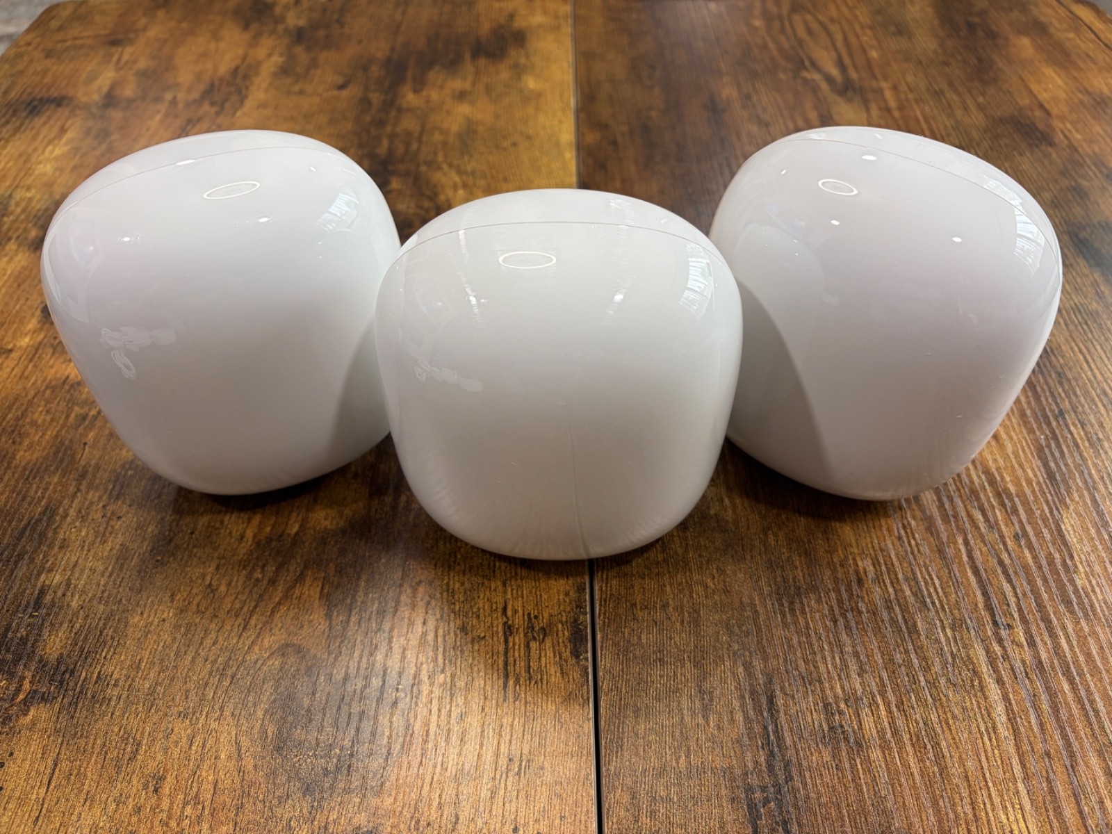 Google Nest Wifi Pro 6E 2 Port Wireless Mesh Router - Pack of 3 - Snow