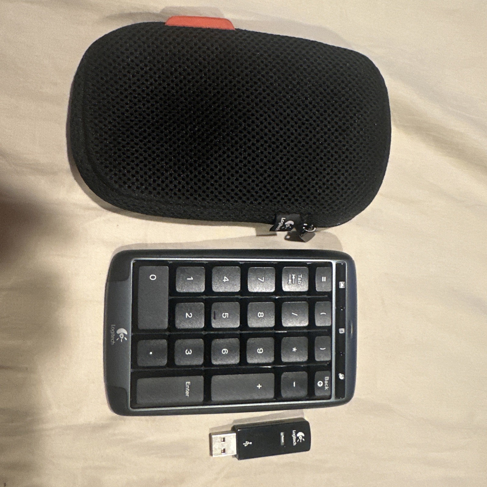 Logitech 2.4Ghz Cordless Numeric Pad Wireless Keyboard USB Dongle 920000217