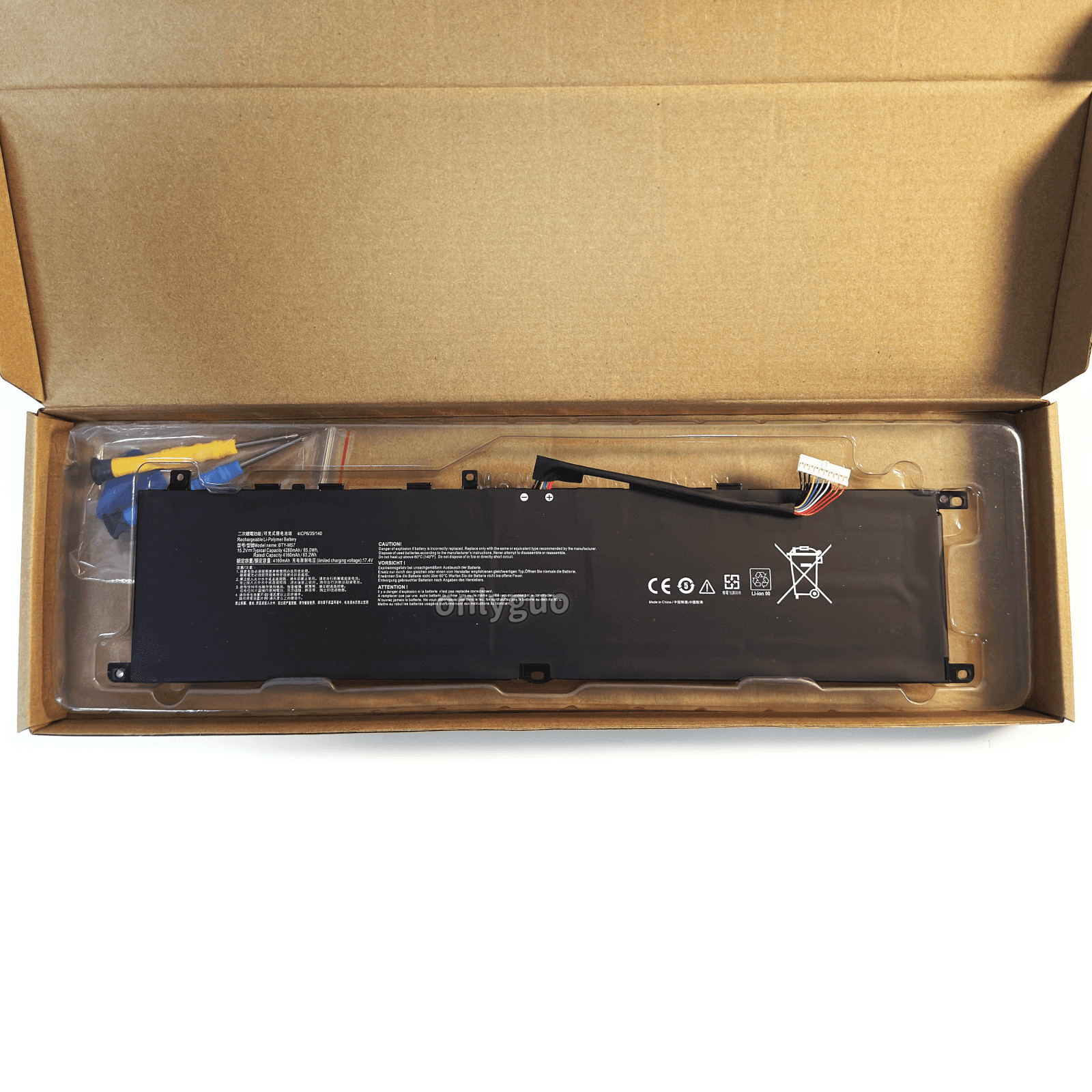 New OEM BTY-M57 Battery For MSI GP76 GP66 Leopard 10UG Series MS-17K3 Series