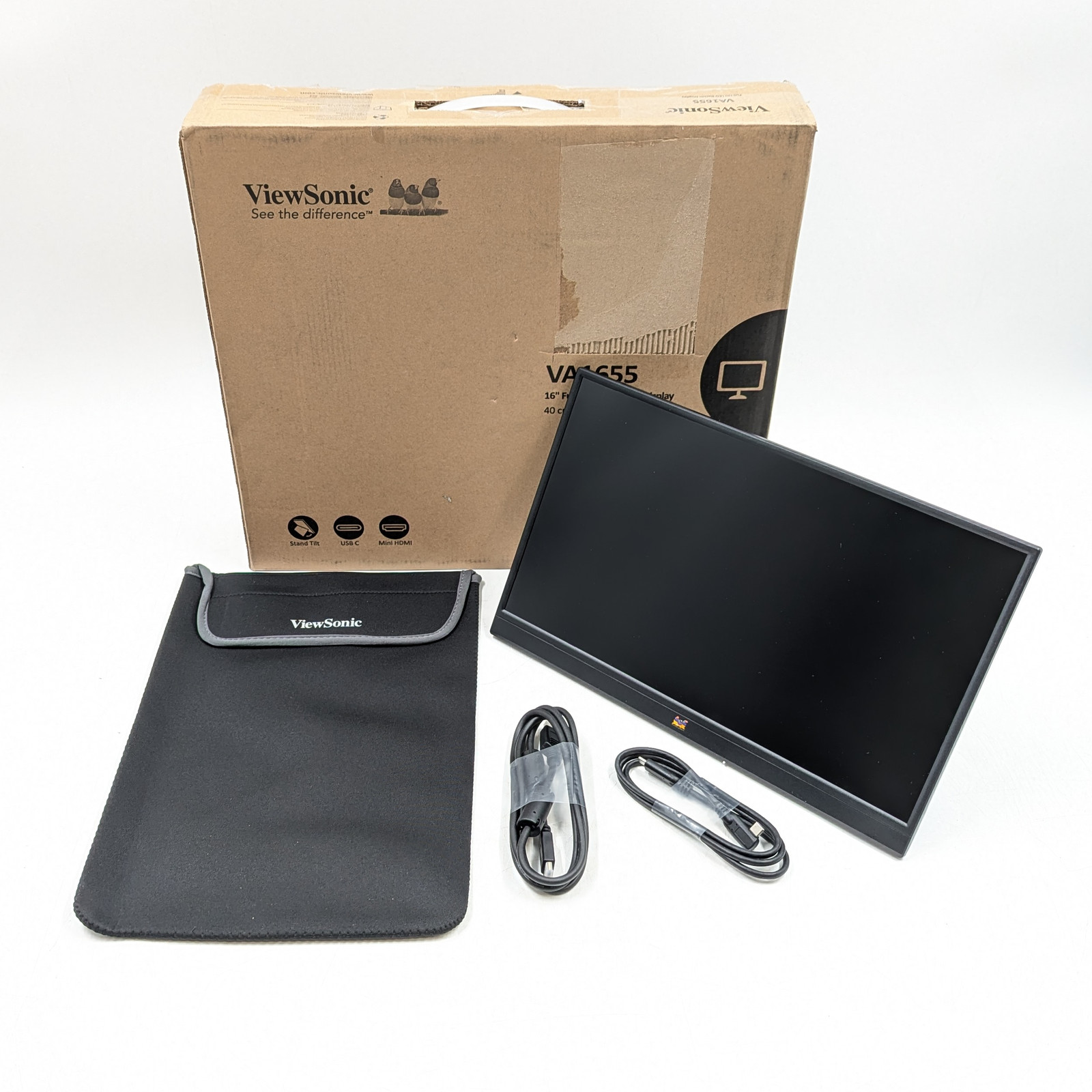 ViewSonic VA1655 15.6" 1920 x 1080 60Hz 7ms IPS LED | Black