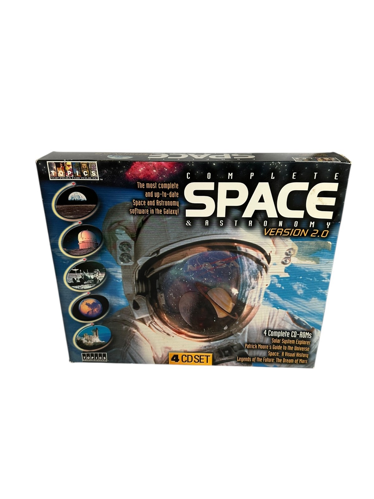 🚀 Complete Space & Astronomy Version 2.0 💿 4 CD-ROM Set NEW Sealed PC Software