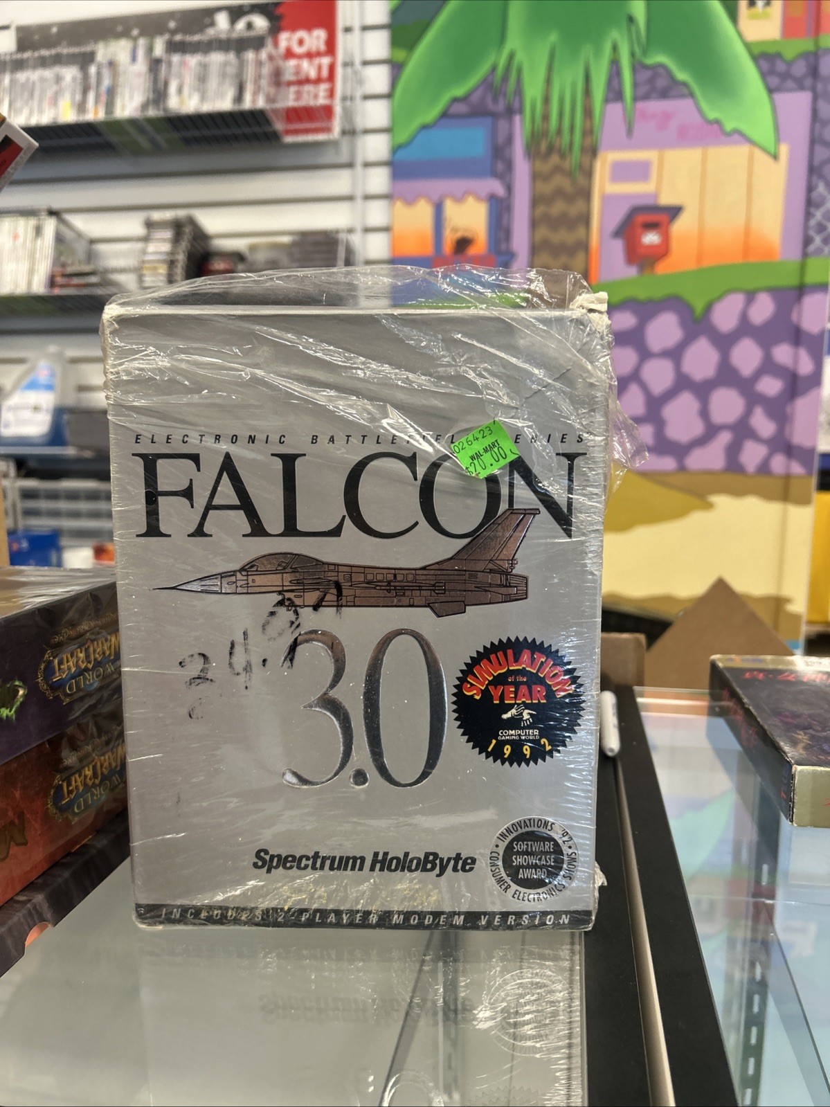 Falcon 3.0 - Spectrum Holobyte - 1991 - 3.5 Disks - Vintage Retro Gaming - Boxed