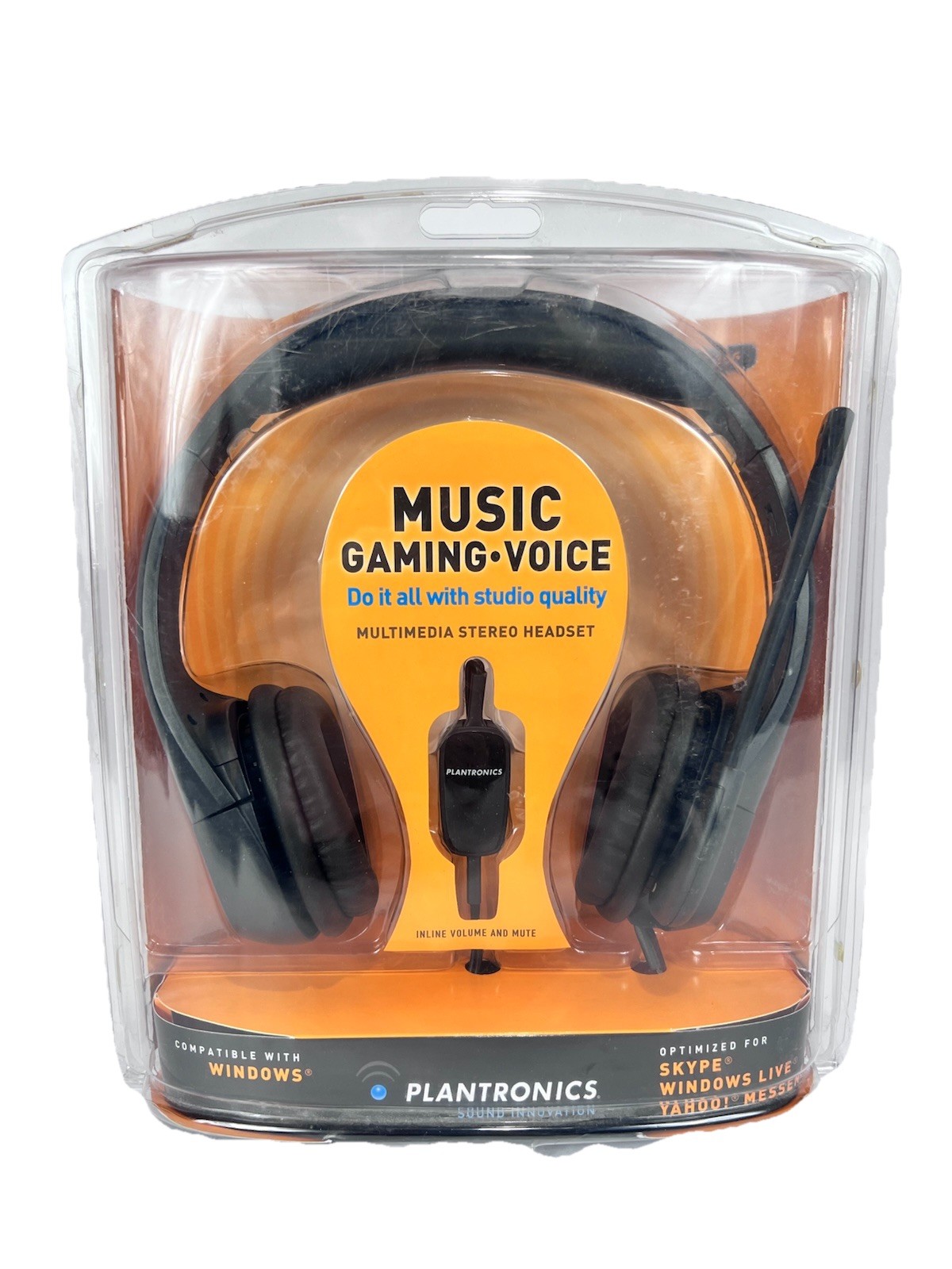 Plantronics Audio 355 Studio Quality Sound Headphones New Sealed NOS