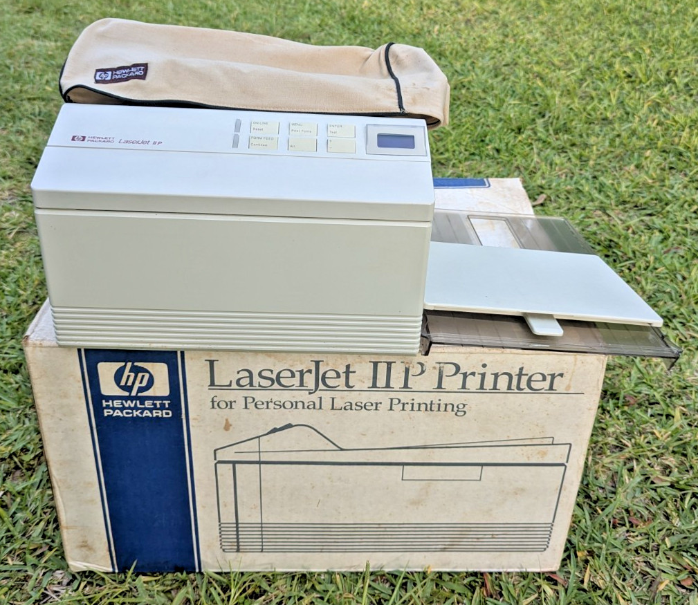 Vintage Hewlett Packard HP 33471A LaserJet II P Printer As Is Untested