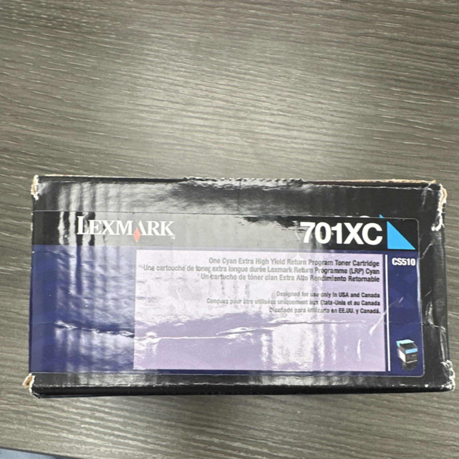 Lexmark 701XC Extra High Yield Cyan Toner for CS510 70C1XC0