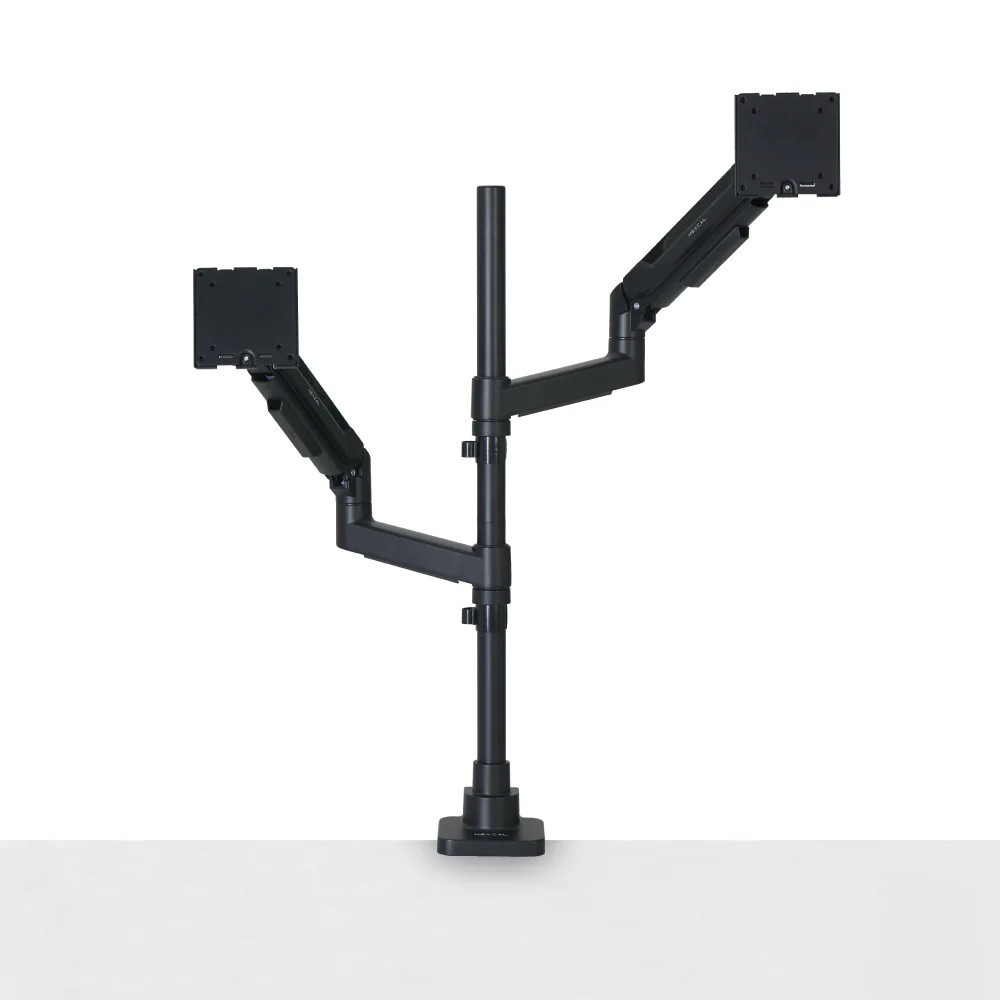 Hexcal Monitor Mount System PC DUAL Monitor VESA Setup