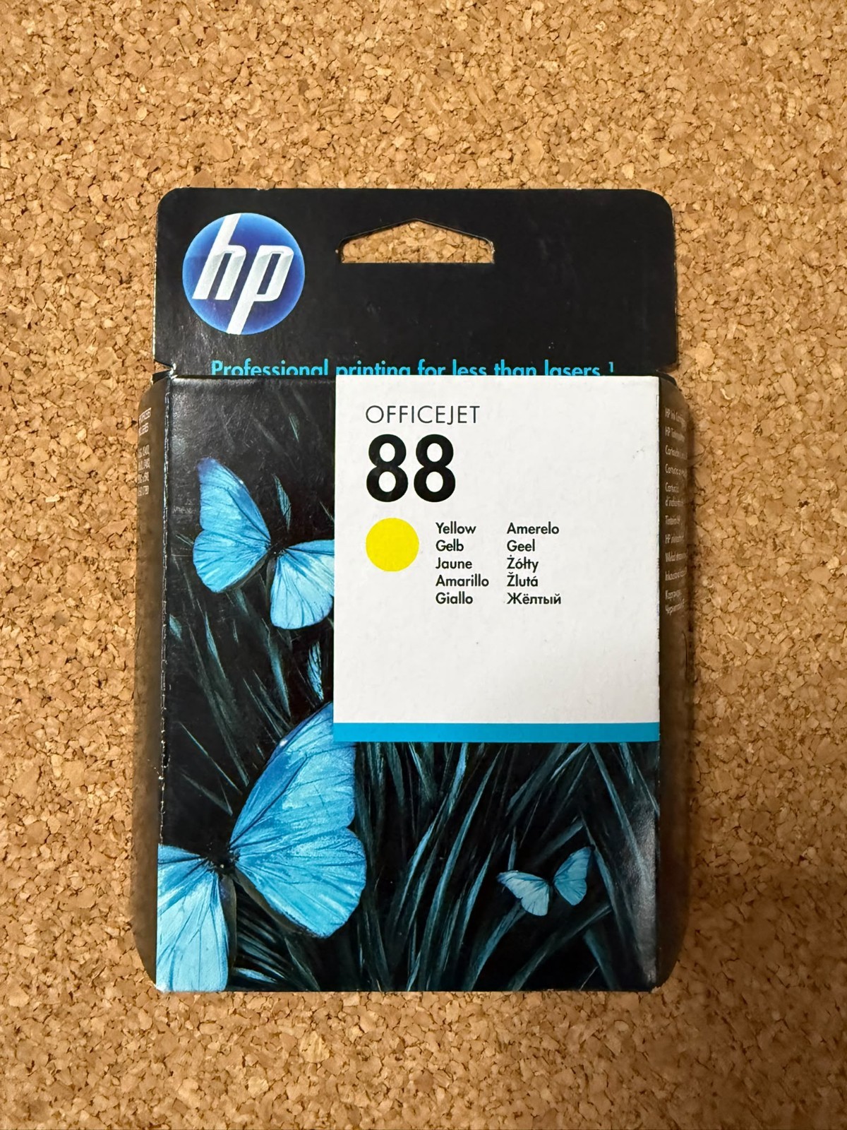 Genuine HP 88 Yellow C9388AE Yellow 9ml OfficeJet Pro Ink Cartridge