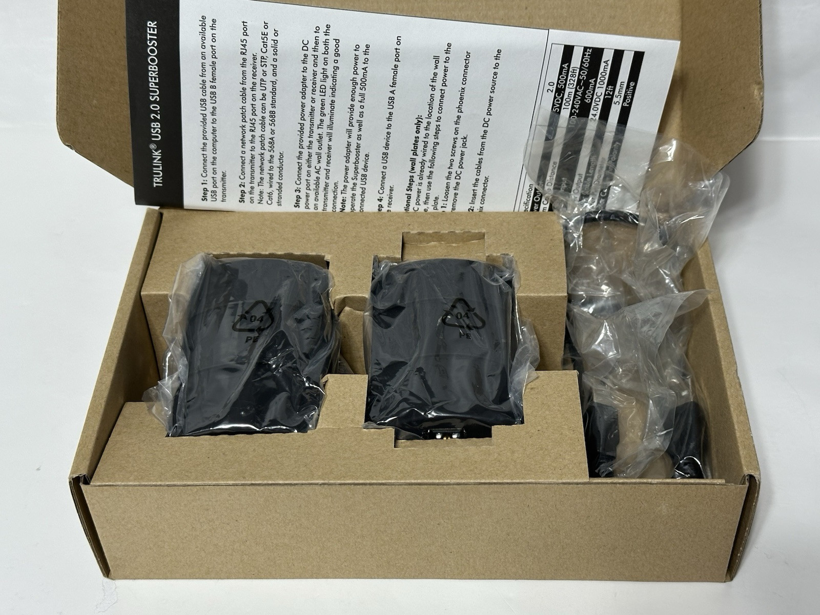 TruLink USB 2.0 Extender Dongle Transmitter Superbooster 3006561 - 