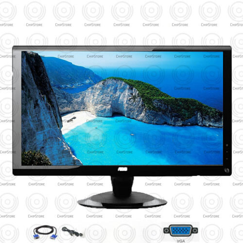 AOC 19" Widescreen 16:9 Desktop VGA Computer PC LCD Monitor w/cables