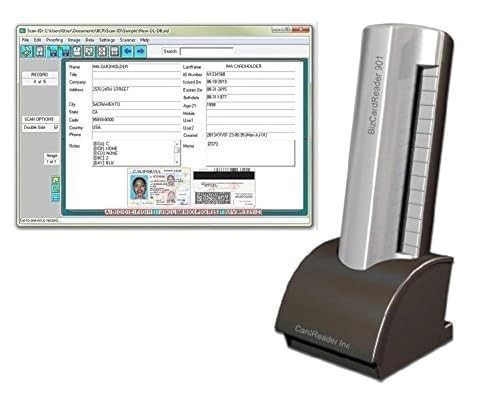 USB Card Scanner for Medical Insurance & ID Cards, Windows Compatible