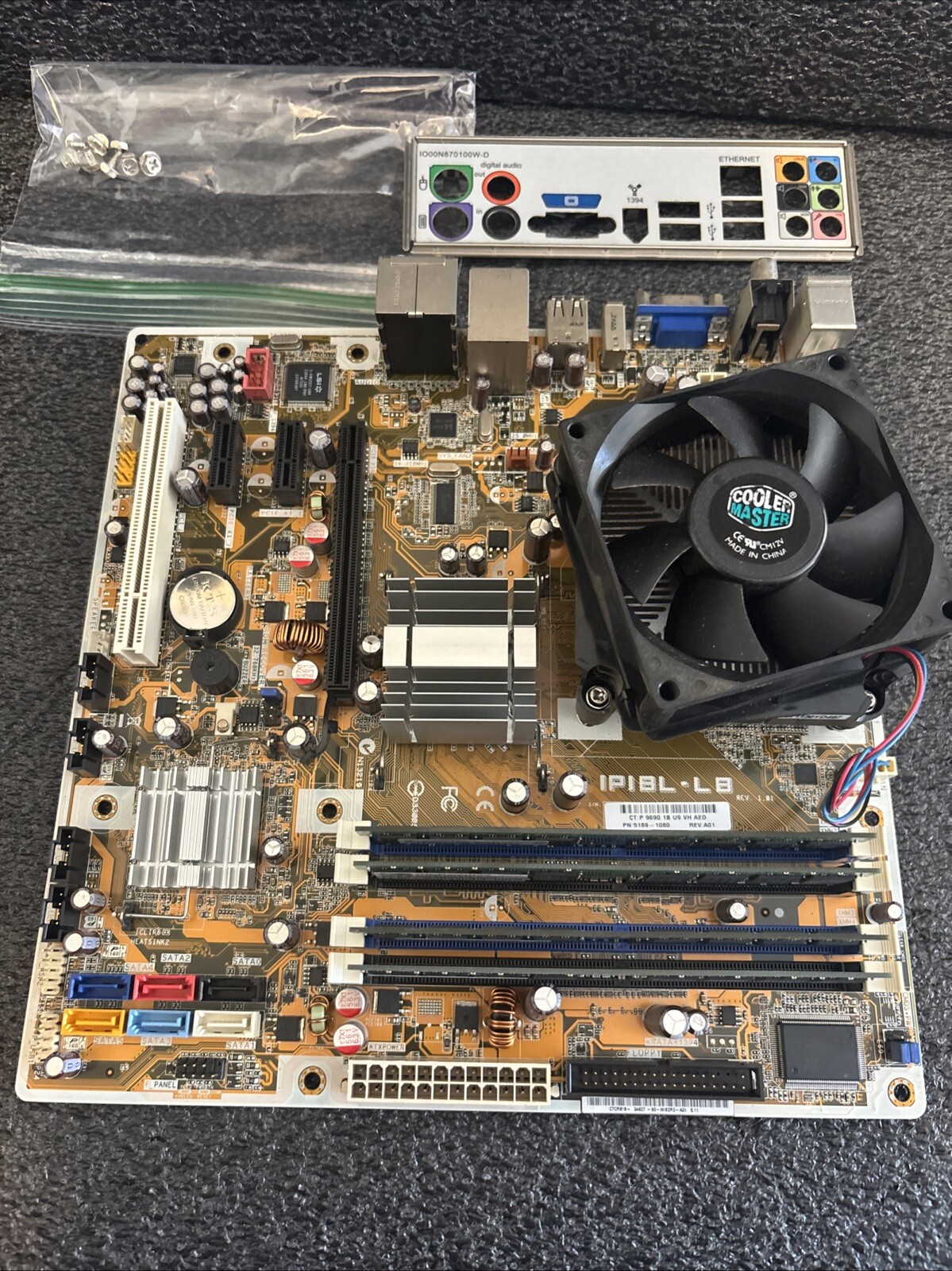 HP 5189-1080 ASUS IPIBL-LB MOTHERBOARD + 1.6GHz INTEL DUEL CORE SLA93 CPU E5400