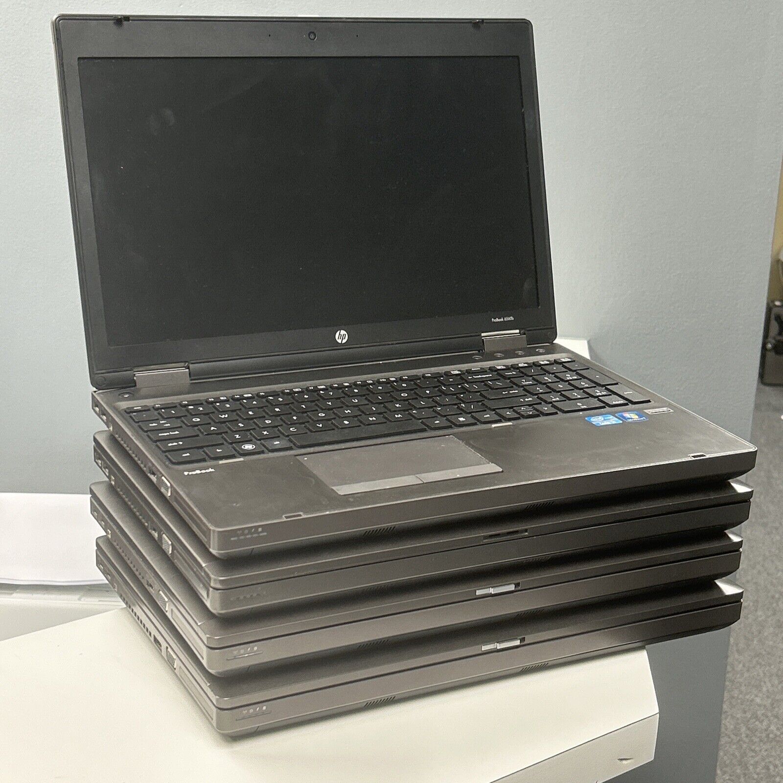Lot of 4 HP ProBook 6560 i5 Laptops No HDD, No OS, NO RAM For Parts or Repair