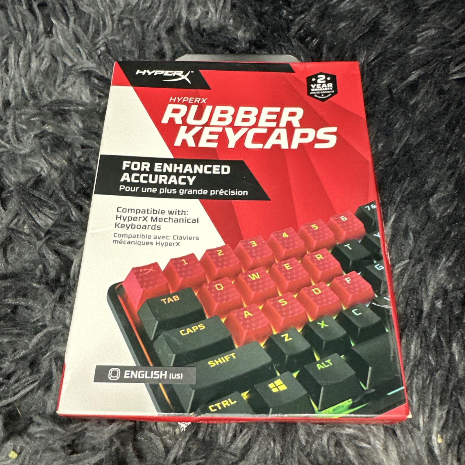 HyperX Red Rubber Gaming Accessory Kit