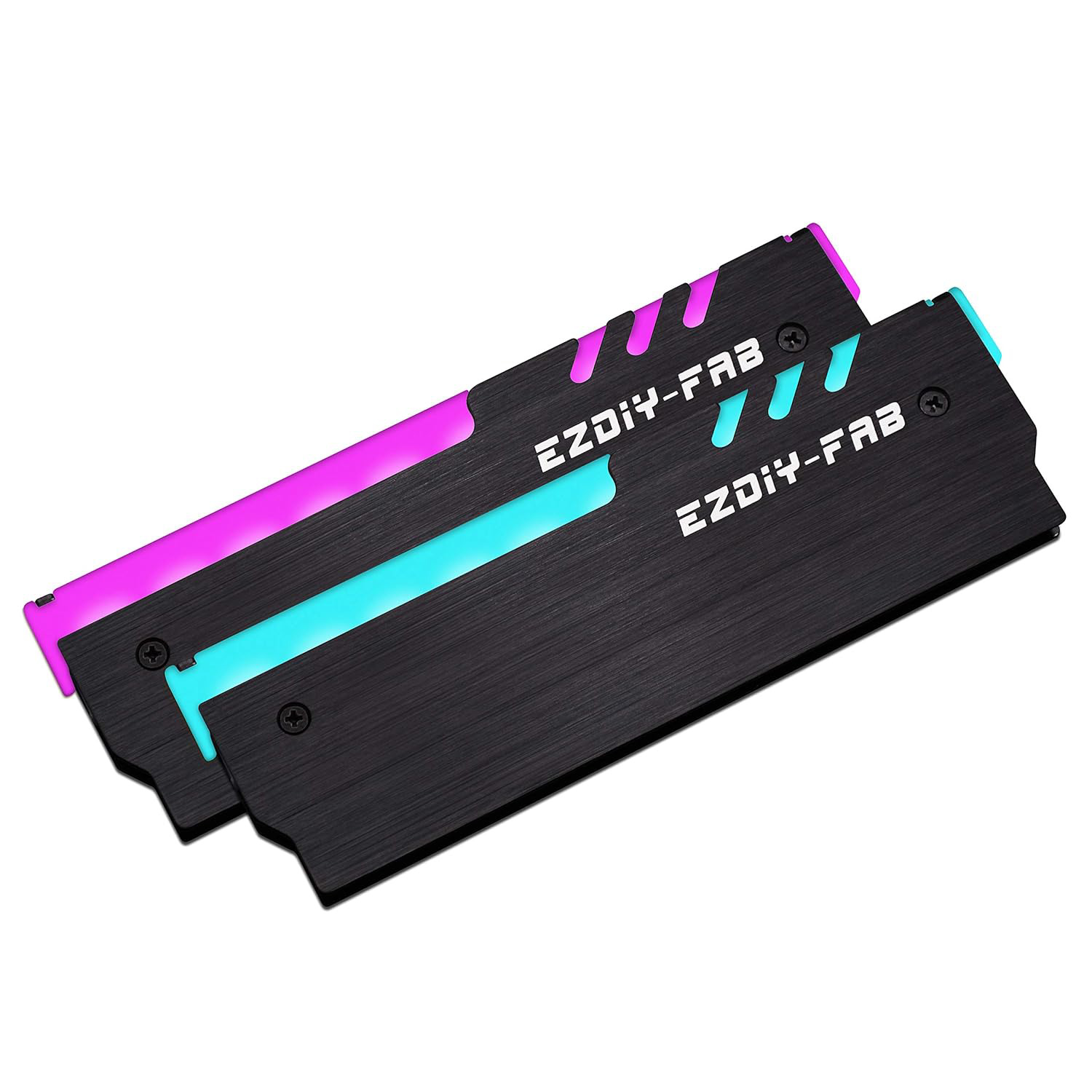 EZDIY-FAB 12V RGB Memory RAM Cooler,RGB DDR Heatsink(Compatible with ASUS Aura S