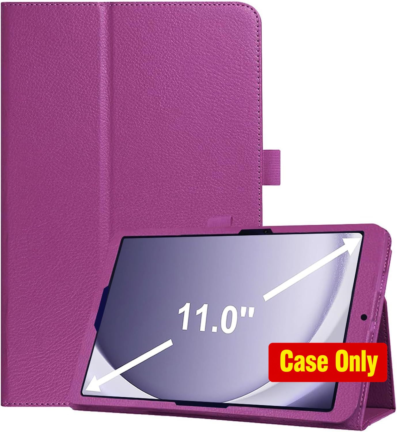 Case for Galaxy Tab A9 Plus 11 Inch 2023, Slim Protective Stand Cover, Purple