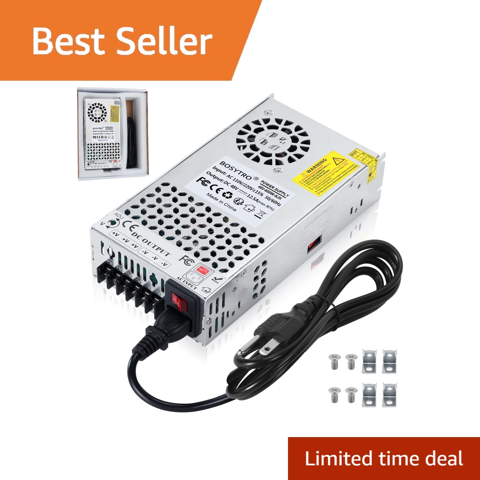 Bosytro 48V 600W DC Power Supply Switching Converter