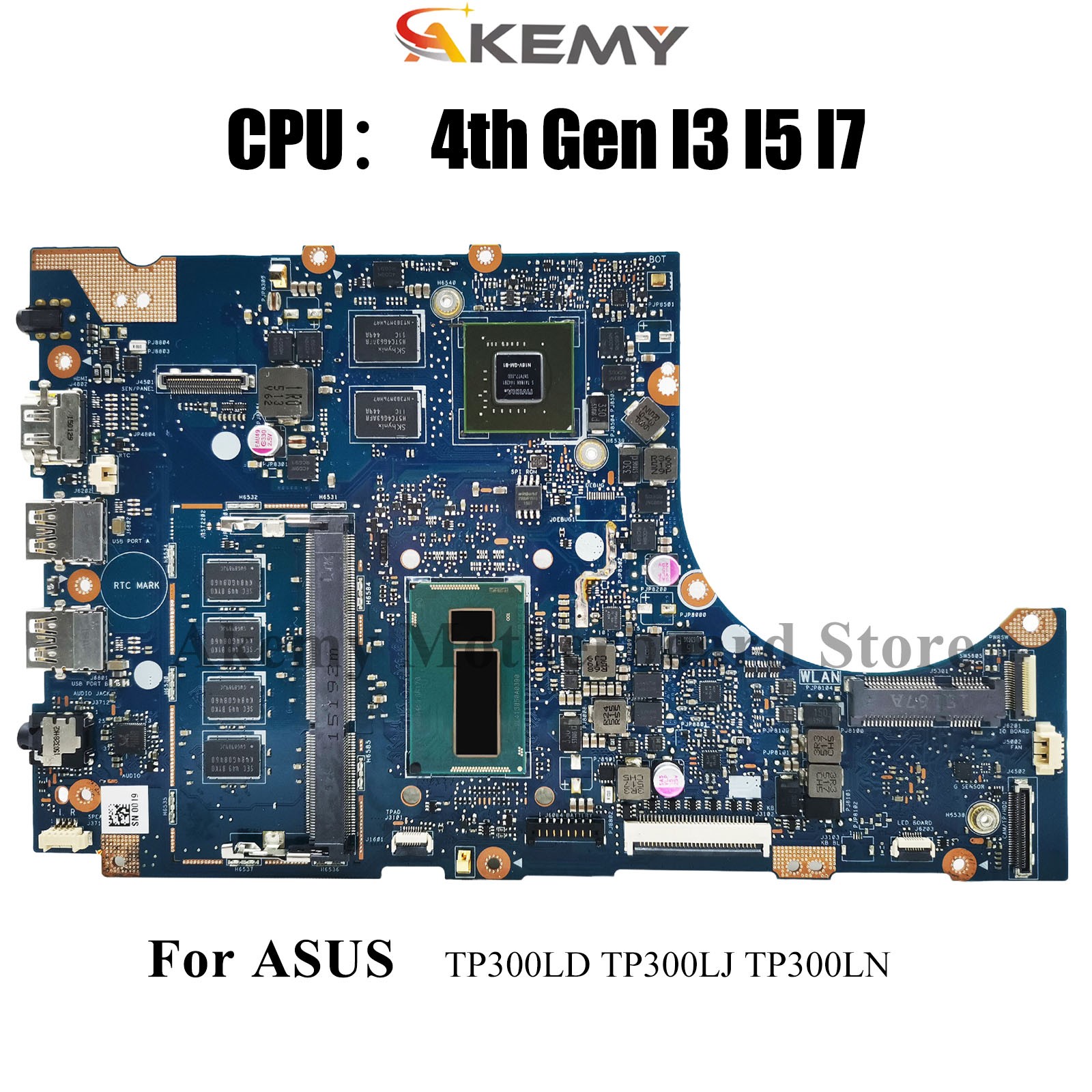 TP300LJ Motherboard For ASUS TP300LAB Q302L TP300LN TP300LD Mainboard W/CPU