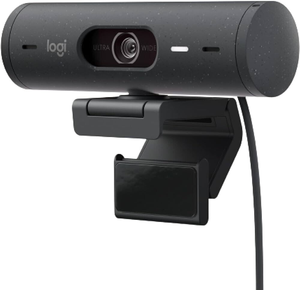 BRAND NEW Logitech BRIO 500 FHD 4MP Webcam w/HDR 960-001493(Black) SEALED