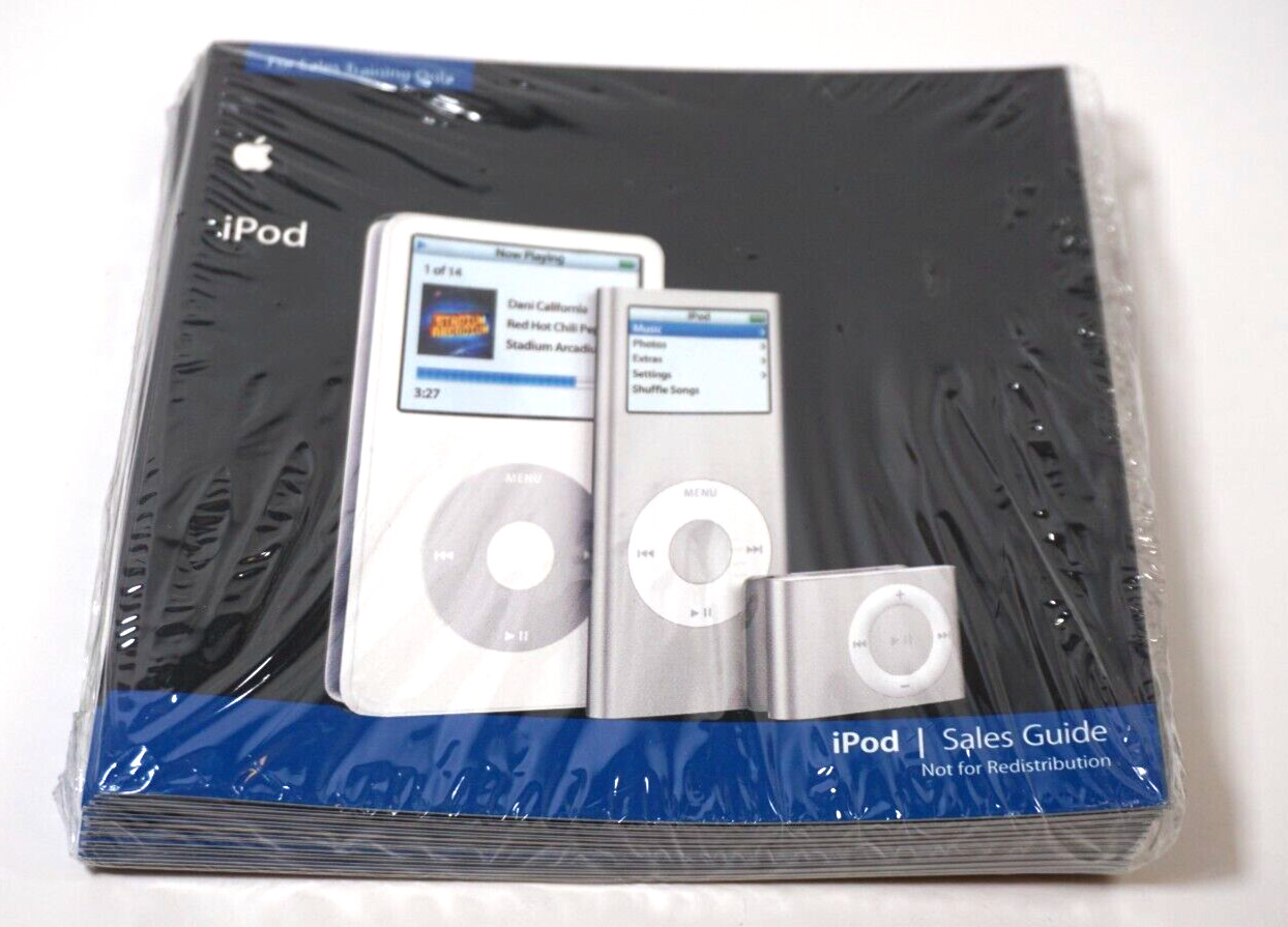 Sealed Bundle of 10 Apple iPod Sales Guide Sales Training Not For Redistribution