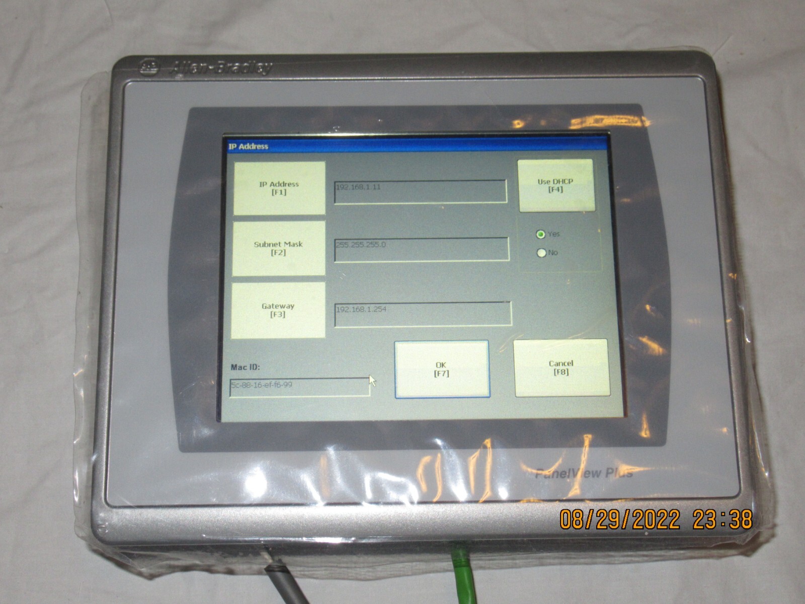 Allen Bradley PanelView Plus 7 2711P-T7C22D9P Color Touch,2020 New No Box Tested