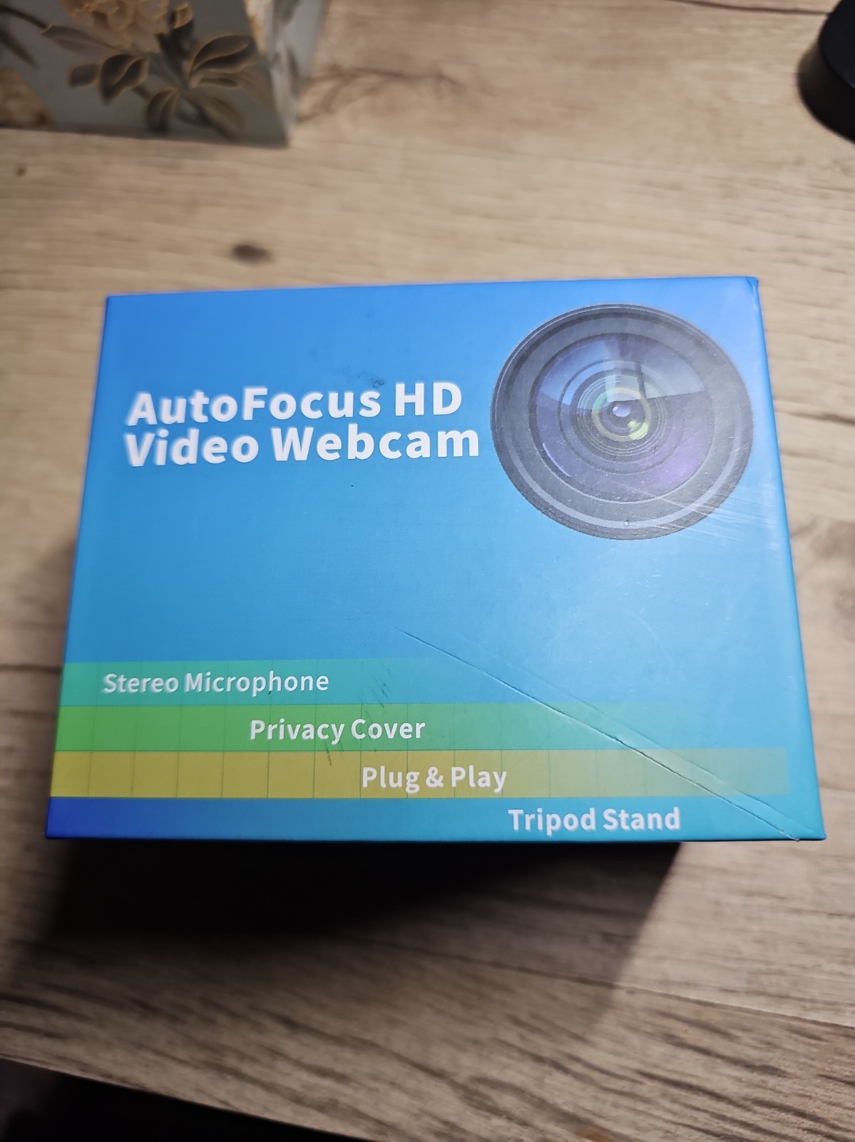 1080P USB-A Webcam with Privacy Cover and Universal Clip