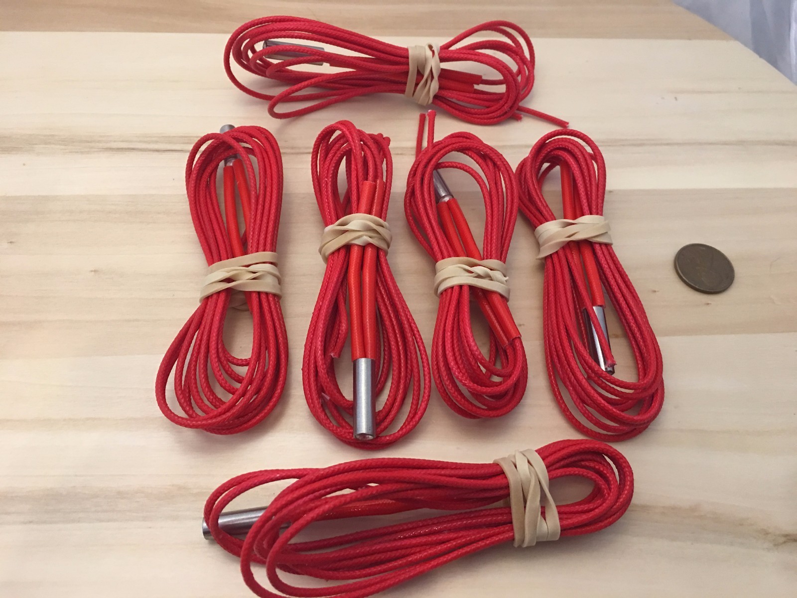 6 pcs Reprap 24V 40W Ceramic Cartridge Heater for 3D Printer Prusa Mendel up