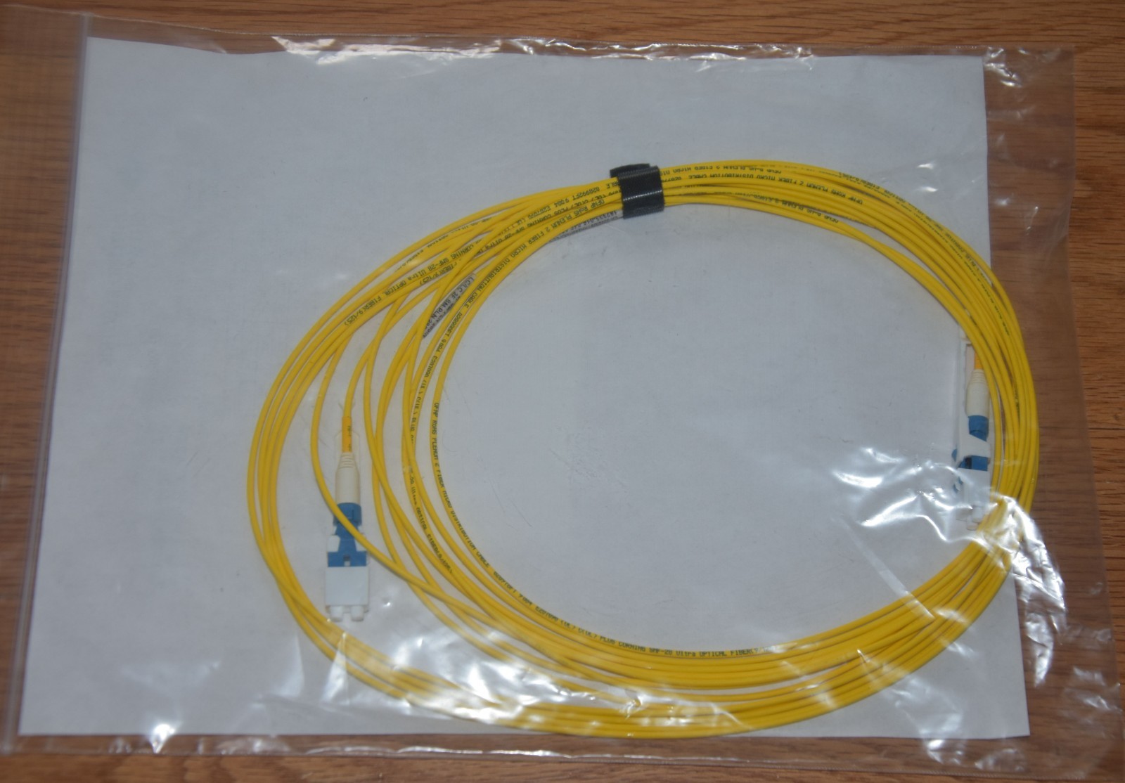 Lot of 7 LC/LC 7 Meter (23.75 FT) Plenum SMF-28 Single Mode Ultra Optical Fiber
