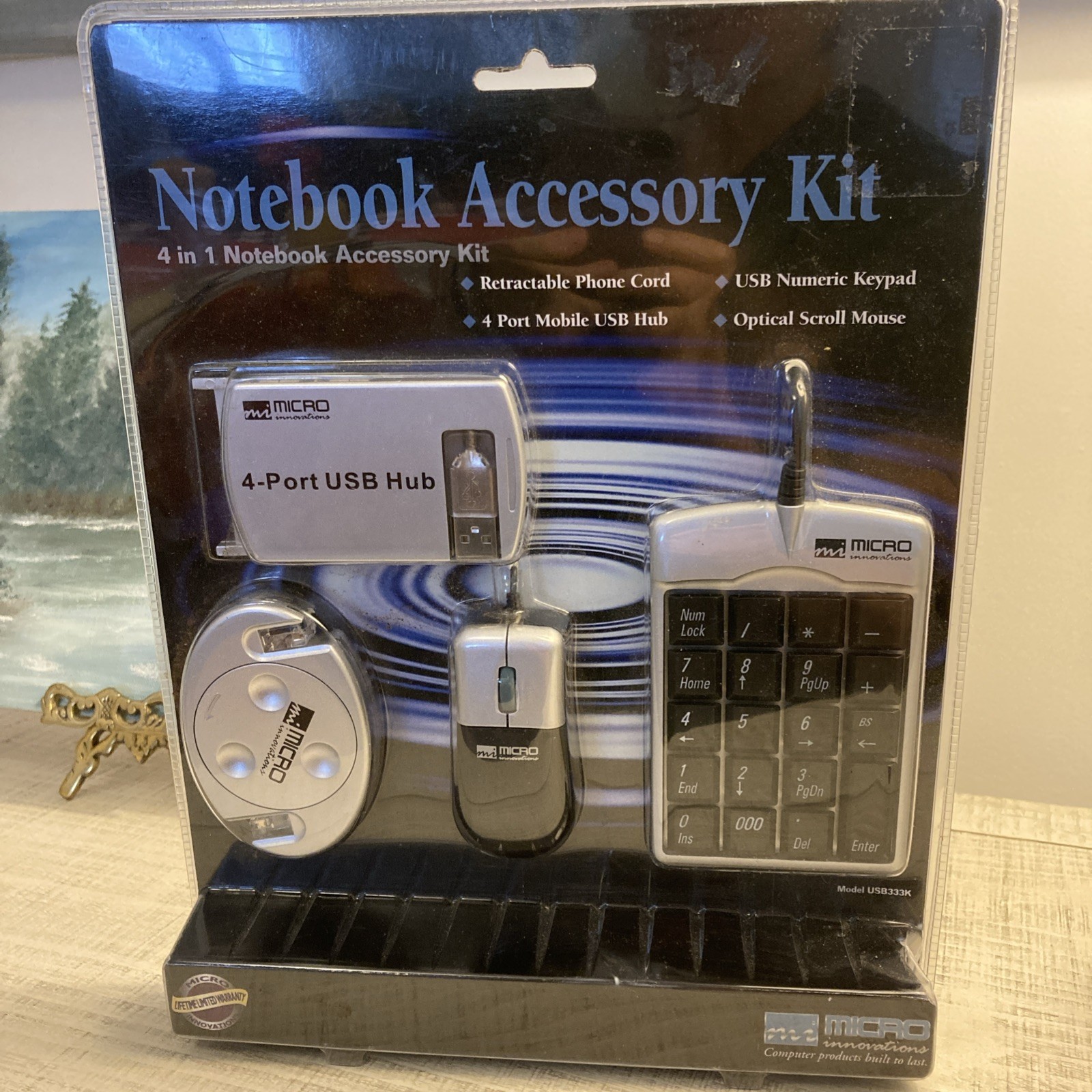 2005 Micro Innovations USB333K Notebook Accessory Kit Sealed