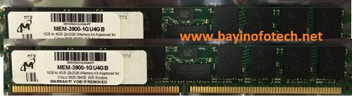 MEM-3900-1GU4GB 4GB (2x2GB) Memory Approved Cisco routers 3925-3945E ISR