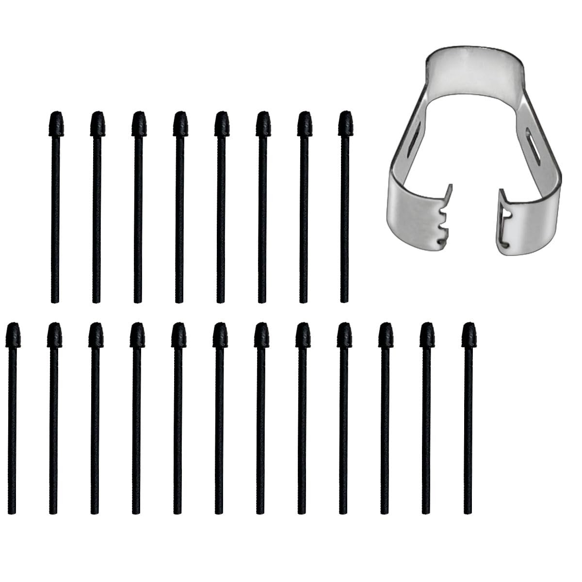 MJKOR 20 PCS 2B Pen Tips Replacement Compatible with Remarkable 2 Black 